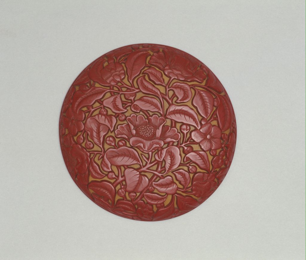 图片[2]-Round box with black tea pattern-China Archive